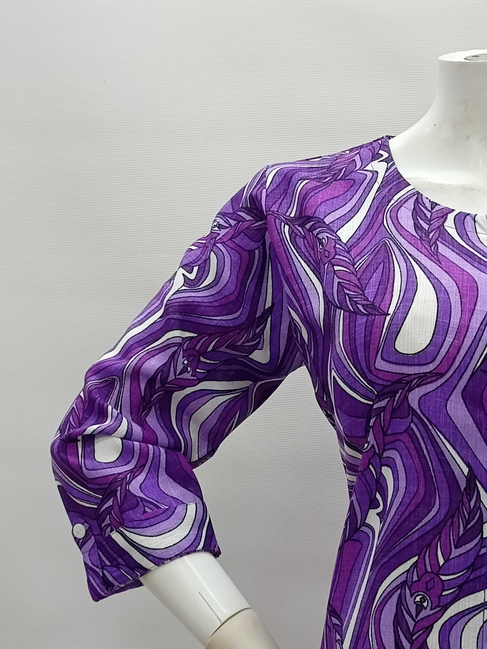 Keoshaa Purple Colour Printed Elegant Tunic Top